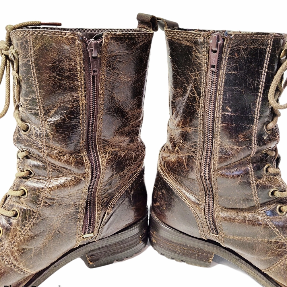 ⚡Vintage Steve Madden P- RAWKER Leather Boots⚡ - Picture 10 of 16